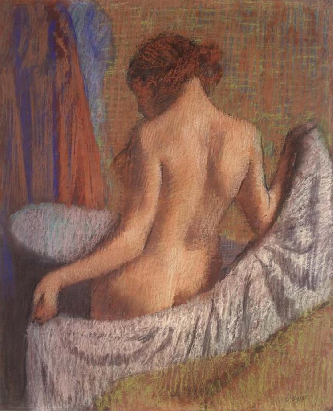 Edgar Degas After the Bath,woman witl a towel China oil painting art